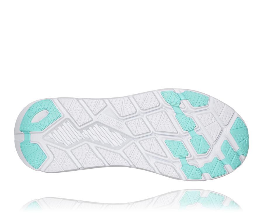 Tenis Hoka One One Feminino Branco/Azuis - Ironman Rincon 2 - 761-GRPLXQ